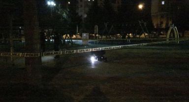 Parkta yürüyen kadın bacağından vuruldu