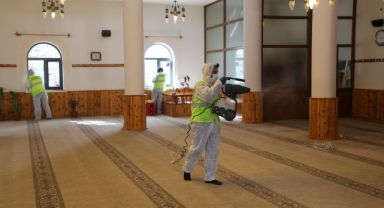Talas Belediyesi'nden Camilere Özel Temizlik
