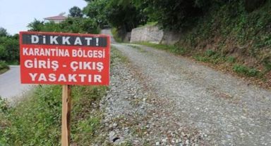 Zonguldak'ta 215 köy karantinaya alındı