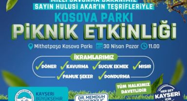 Büyükşehir, Vatandaşla Piknik Etkinliğinde Buluşuyor