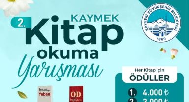KAYMEK, Kitap Okuma Yarışması'nın 2'ncisini Düzenliyor