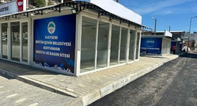 Kayseri Büyükşehir'in 'Adıyaman Konteyner Basın Sitesi' Tamamlandı