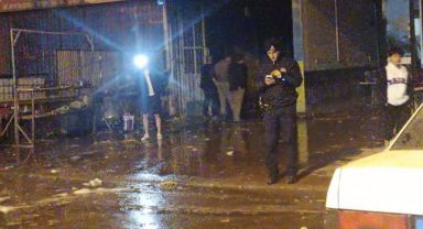 Oto tamircide çıkan yangında 1 kişi yaralandı