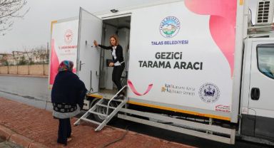 talas’ın “gezici Kanser Tarama Aracı” Yollarda