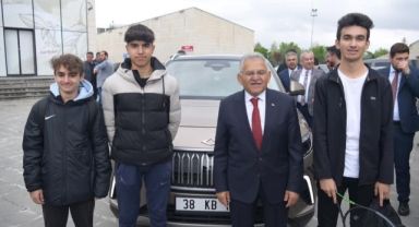 Büyükkılıç'ın yeni makam aracı TOGG!