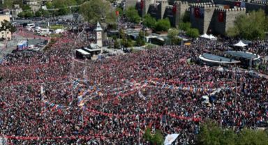 Kayseri’den Recep Tayyip Erdoğan’a 582 bin 88 oy çıktı