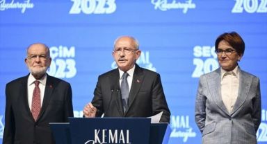 Kılıçdaroğlu konuşurken Meral Akşener'in yüzü düştü