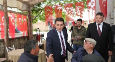 Milletvekili adayı aras’tan sarıoğlan palas ziyaret