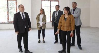 Rektör Altun, Yeni Kreş Binasının İnşaatını İnceledi