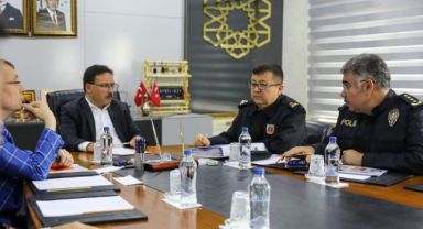 Seçim Güvenliği Toplantısı Vali Çiçek Başkanlığı’nda Gerçekleştirildi