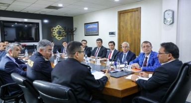 Seçim Güvenliği Toplantısı Vali Çiçek Başkanlığı’nda Gerçekleştirildi