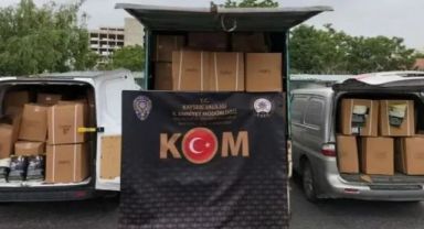 3 Tona Yakın Sahte Bandrollü Tütün Yakalandı