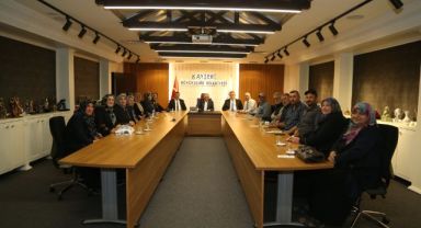 Başkan Büyükkılıç'a, Büyük Bürüngüz Muhtarı ve Sakinlerinden Ziyaret