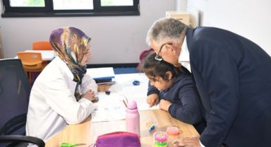 Başkan Büyükkılıç, Engelsiz Yaşam Merkezi'nin Özel Çocuklarıyla Kucaklaştı