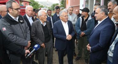 BAŞKAN BÜYÜKKILIÇ’TAN DEVELİ VE YAHYALI’YA “GEÇMİŞ OLSUN” ZİYARETİ