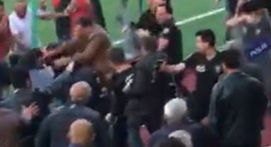 İncesu’da futbol turnuvasında kavga çıktı