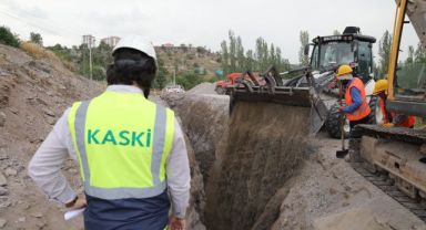 KASKİ, Germir'de 5 Milyon 740 Bin TL Maliyet ile Şebeke Hatlarını Yeniliyor