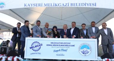 Melikgazi'de bir hizmet daha hayata geçiyor! KEMAL-HÜLYA ELMACIOĞLU CAMİ'NİN TEMELİ ATILDI