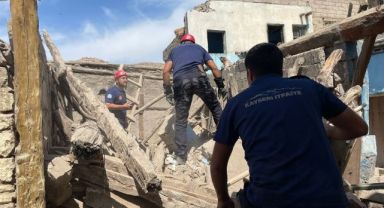Metruk bina yıkımında göçük: 1 ölü