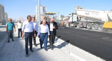 BAŞKAN BÜYÜKKILIÇ, ASFALT YAPIMINA BAŞLANAN 60 MİLYON TL’LİK YOLDA İNCELEMEDE BULUNDU