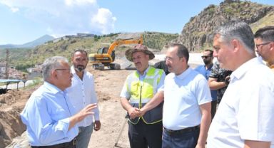 BAŞKAN BÜYÜKKILIÇ, OSB’Yİ TALAS BULVARI’NA BAĞLAYACAK ANA ARTERİ İNCELEDİ