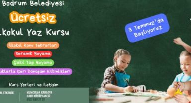 BELEDİYEDEN YAZ TATİLİNDE ÇOCUKLARA EĞİTİCİ VE EĞLENCELİ KURSLAR