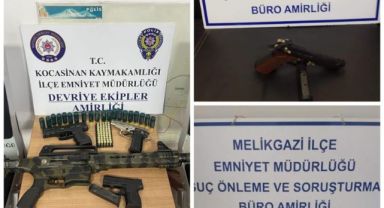 Düğünlerde havaya rast gele ateş açan 6 maganda yakalandı