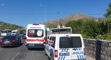 İşçi servisleri çarpıştı: 14 yaralı