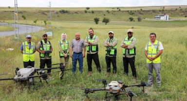 TALAS’TA DRONE İLE İLAÇLAMA DEVRİ