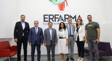 Vali Çiçek ve Rektör Altun, ERFARMA’yı Ziyaret Etti