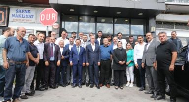 BAŞKAN BÜYÜKKILIÇ’TAN NAKLİYECİLER SİTESİ ESNAFINA “DEPREM” TEŞEKKÜRÜ