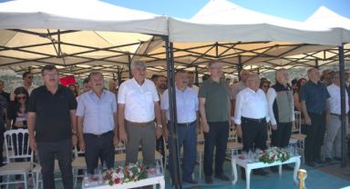 Biçerdöver Kullanan Başkan Büyükkılıç, Aspir Hasadını Başlattı
