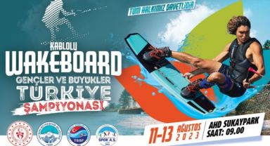 Büyükşehir Spor A.Ş. Wakeboard Türkiye Şampiyonası'na Ev Sahipliği Yapıyor
