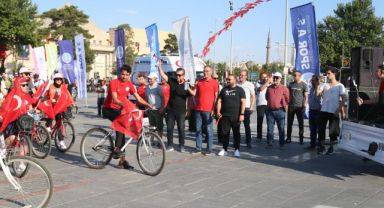 BÜYÜKŞEHİR SPOR A.Ş. ZAFER BAYRAMI’NA ÖZEL BİSİKLET TURU DÜZENLEDİ