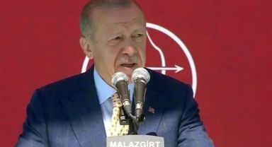 Cumhurbaşkanı Erdoğan, Malazgirt Zaferi'nin 952. yıl dönümü kutlamalarında konuştu