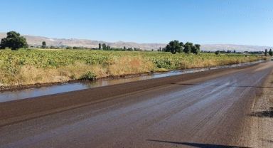 Enerji tesisinin gübre silosu patladı, tarlaları gübre bastı