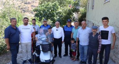 ENGELLİ DOSTU YAHYALI BELEDİYESİ’NDEN ARAÇ DESTEĞİ DEVAM EDİYOR
