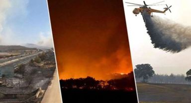 Korkunç! Yunanistan'da yanan ormanda 18 kişinin cesedi bulundu! Kaçak göçmenlermiş