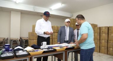 Rektör Prof. Dr. Altun ERÜ Store Deposunu İnceledi