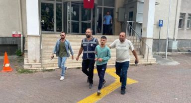 4. kattan oluklara tutunarak inip kaçmaya çalışan şahıs yakalandı