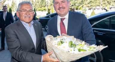 BAŞKAN BÜYÜKKILIÇ, BAKAN YARDIMCISI GÜRCAN’I AĞIRLADI