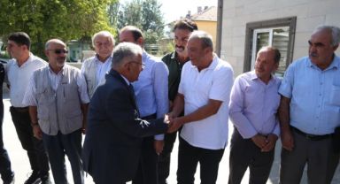 BAŞKAN BÜYÜKKILIÇ, TOMARZA’DA MUHTARLARLA BULUŞTU.