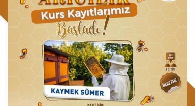 BÜYÜKŞEHİR KAYMEK’İN ARICILIK KURSU KAYITLARI BAŞLADI