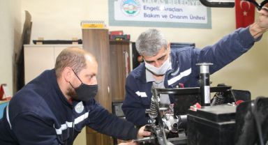 Engellinin yüzünü güldüren belediye