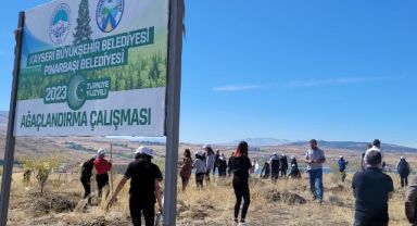 KAYSERİ BÜYÜKŞEHİR, TÜRKİYE YÜZYILI VİZYONU İLE KENT ORMANLARI OLUŞTURUYOR