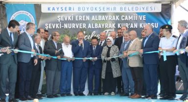 ŞEVKİ EREN ALBAYRAK CAMİİ, BÜYÜKŞEHİR VE HAYIRSEVER İŞ BİRLİĞİ İLE İBADETE AÇILDI