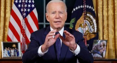 Biden yine 'patlamayı İsrail yapmadı' dedi! Hamas ile Putin'i birbirine benzetti!