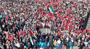 KAYSERİ'DE MİTİNG YAPILDI BİNLERCE KİŞİ KATILDI.