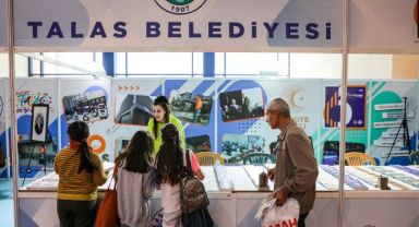 KİTAP FUARI’NDA TALAS STANDINA İLGİ BÜYÜK
