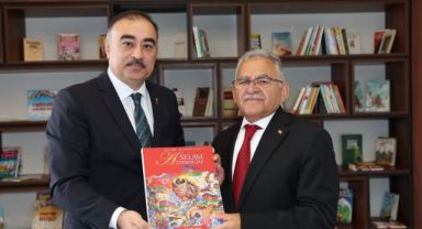 BAŞKAN BÜYÜKKILIÇ, AZERBAYCAN BÜYÜKELÇİSİ MAMMADOV İLE BİR ARAYA GELDİ